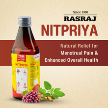Nitpriya Syrup: Relief for Menstrual Pain & Enhanced Overall Health | Rasraj Ayurvedic